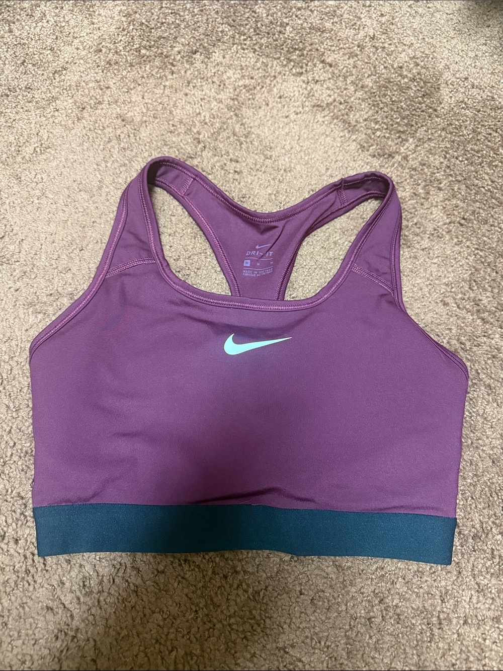 Nike Maroon Sports Bra